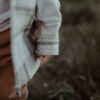 Plaid Hoodie Jacket - Grey - Image 7