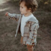 Plaid Hoodie Jacket - Grey - Image 8