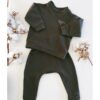 Dino Sweater Set - Dark Olive